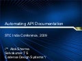 Automating API Documentation