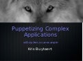 Automating complex infrastructures with Puppet