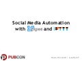Automating Social Media with Yahoo! Pipes and IFTTT