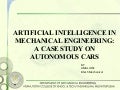 Autonomous cars