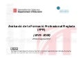 Avaluació de la formació professional reglada