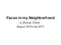 Faces in my China neighborhood