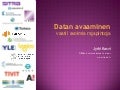 Avoin data ja rajapinnat
