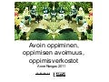 Avoin oppiminen ja oppimisverkostot