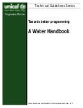 A Water Handbook