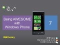 Awesome Windows Phone Development (Aberdeen)