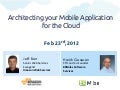 Webinar: Architecting your Mobile App for the Cloud