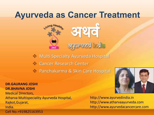 Ayurveda as Cancer Treatment