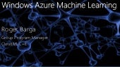 Using Microsoft Azure Machine Learn...