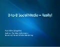 B to-b Social Media - Really!