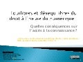 Equilibres et déséquilibres du droit à l&rsquo;heure du numérique