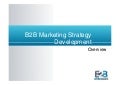 Business Marketing Strategy Development