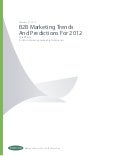 B2B Marketing Trends And Predictions For 2012 (Forrester) -Feb12