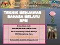 PEPERIKSAAN AKHIR TAHUN BAHASA MELAYU KERTAS 2 , TINGKATAN 