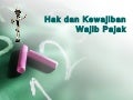 Hak dan Kewajiban Wajib pajak