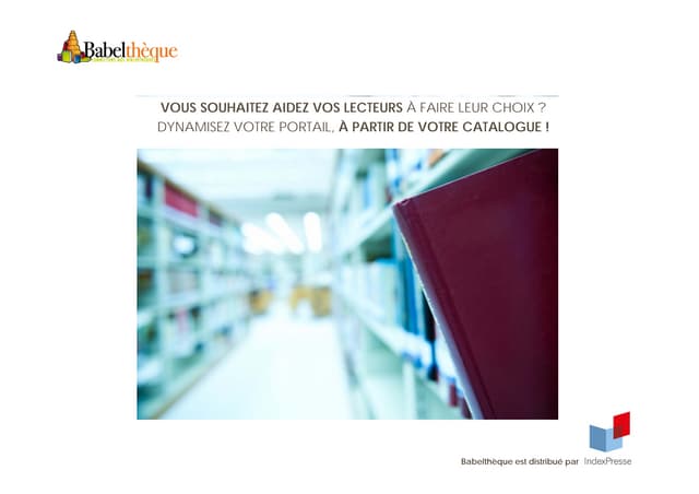 Babelthèque : Babelio pour les bibl...