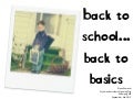 Back to basics