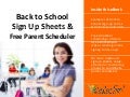 Back to School & Classroom Sign Up Forms - Fast, Easy and FREE!