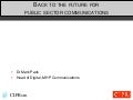 Back to the future for public sector   cipr talk - for distribution