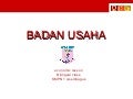 Badan usaha