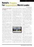 Bahai's prepare for supernatural world leader   endtime magazine article - jul-aug 2004