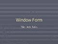 Window Form