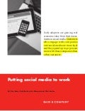 Bain Brief:  Putting social media to work