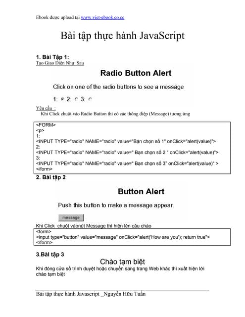Bai Tap Thuc Hanh Javascript