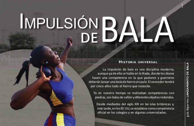 Deporte Impulsión de la bala.