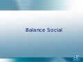 Balance Social
