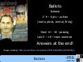 Balls, Ballots, Bollywood - Final Round - Ballots Round