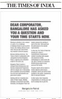 Bangalore Patrol coverage, April - May, 2010