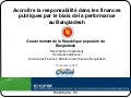 Enhancing Accountability in Public Finance through Performance in Bangladesh - Francais