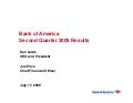 Q2 2009 Earning Report of Bank Of America Corporation