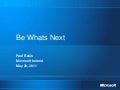 Paul Rellis Presentation