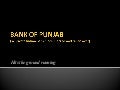Bank Of Punjab    PR Case Study