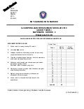 Ujian Penilaian Semester 2 Matematik Tahun 3 Kertas 2