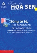 Bản tin Hoa Sen số 5: Sống tử tế, học đàng hoàng, kết nối năm châu