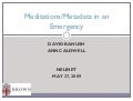 Meditations/Metadata in an Emergency