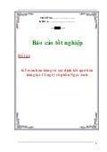 Báo cáo tốt nghiệp kế toán bán hàng và xác định kết quả bán hàng