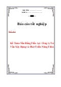 Báo cáo tốt nghiệp kế toán vốn bằng tiền