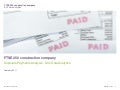 Duplicate Payments Analysis - FTSE250 construction company