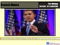 Barack Obama And The Winning Lessons Of Leadership
