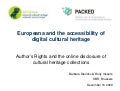 Europeana and the accessibility of digital cultural heritage