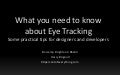 What You Need To Know About Eye Tracking (older barcamp version)