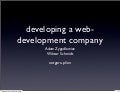 Developing a webdevelopment company