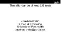 Web2.0 tools affordances for education