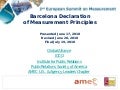 Barcelona Principles on PR Measurement FINAL