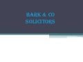 Bark & co solicitor