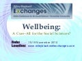 Wellbeing and its Roots in Infancy